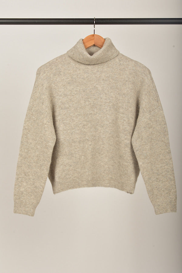 Transit Maglia turtle neck in light grey