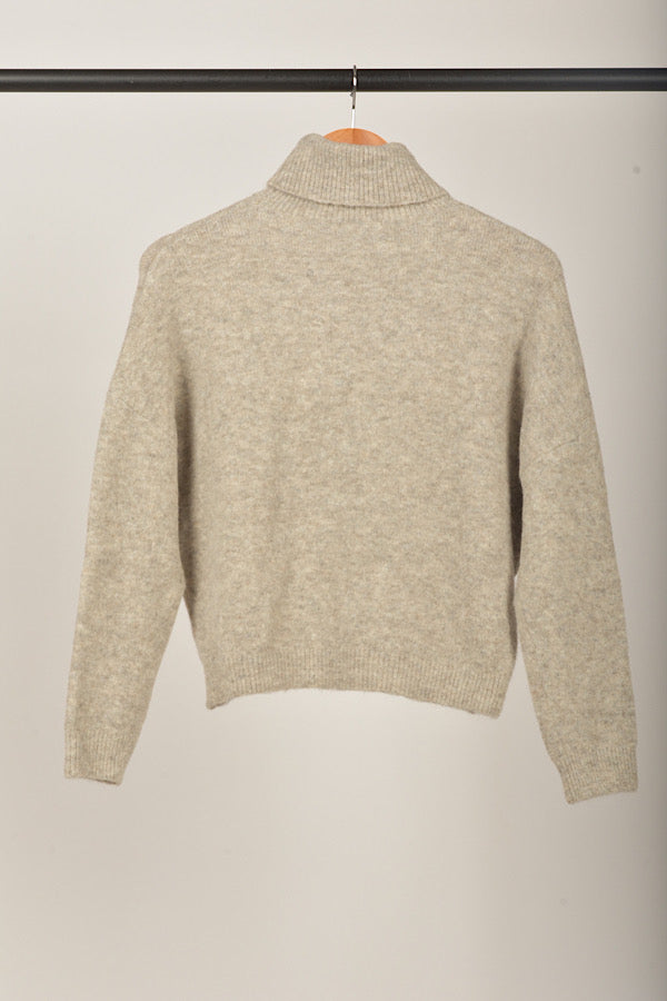 Transit Maglia turtle neck in light grey