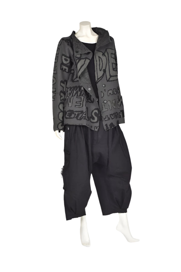 Studio Rundholz Black Label Long line Cardi Jungle Jacquard