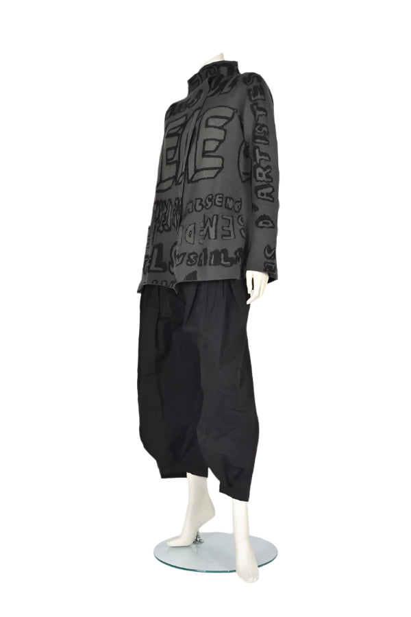 Studio Rundholz Black Label Long line Cardi Jungle Jacquard