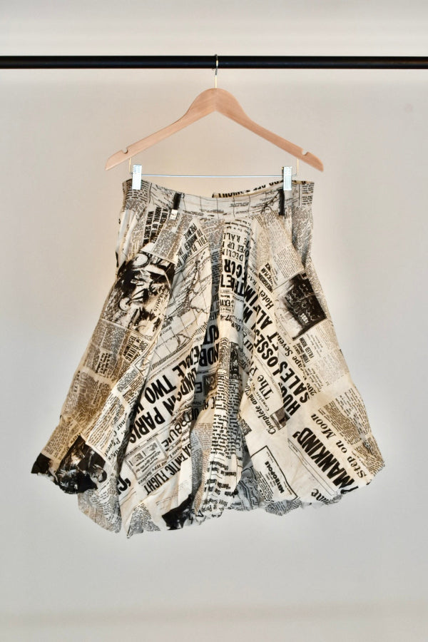 Dip Moonwalk Print Skirt