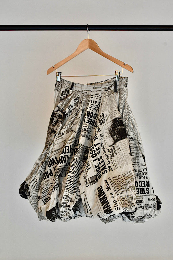 Dip Moonwalk Print Skirt