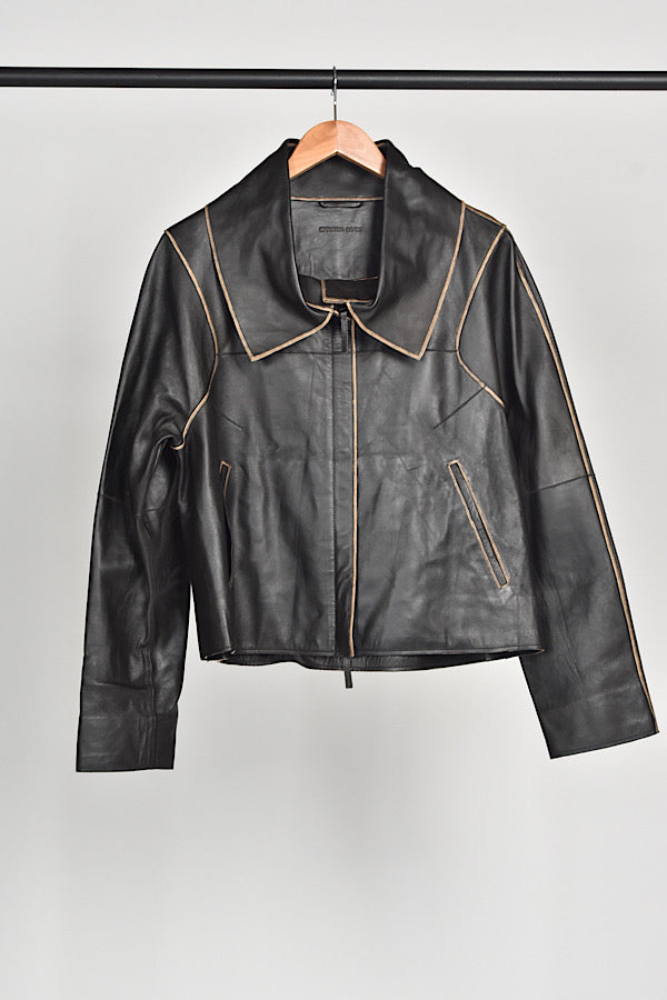 Annette Gorz Leather Jacket Blind