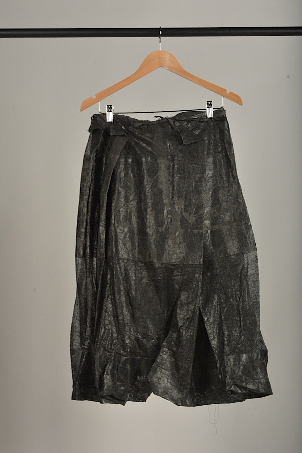 Mainline Cotton Voile Skirt black brush 0316