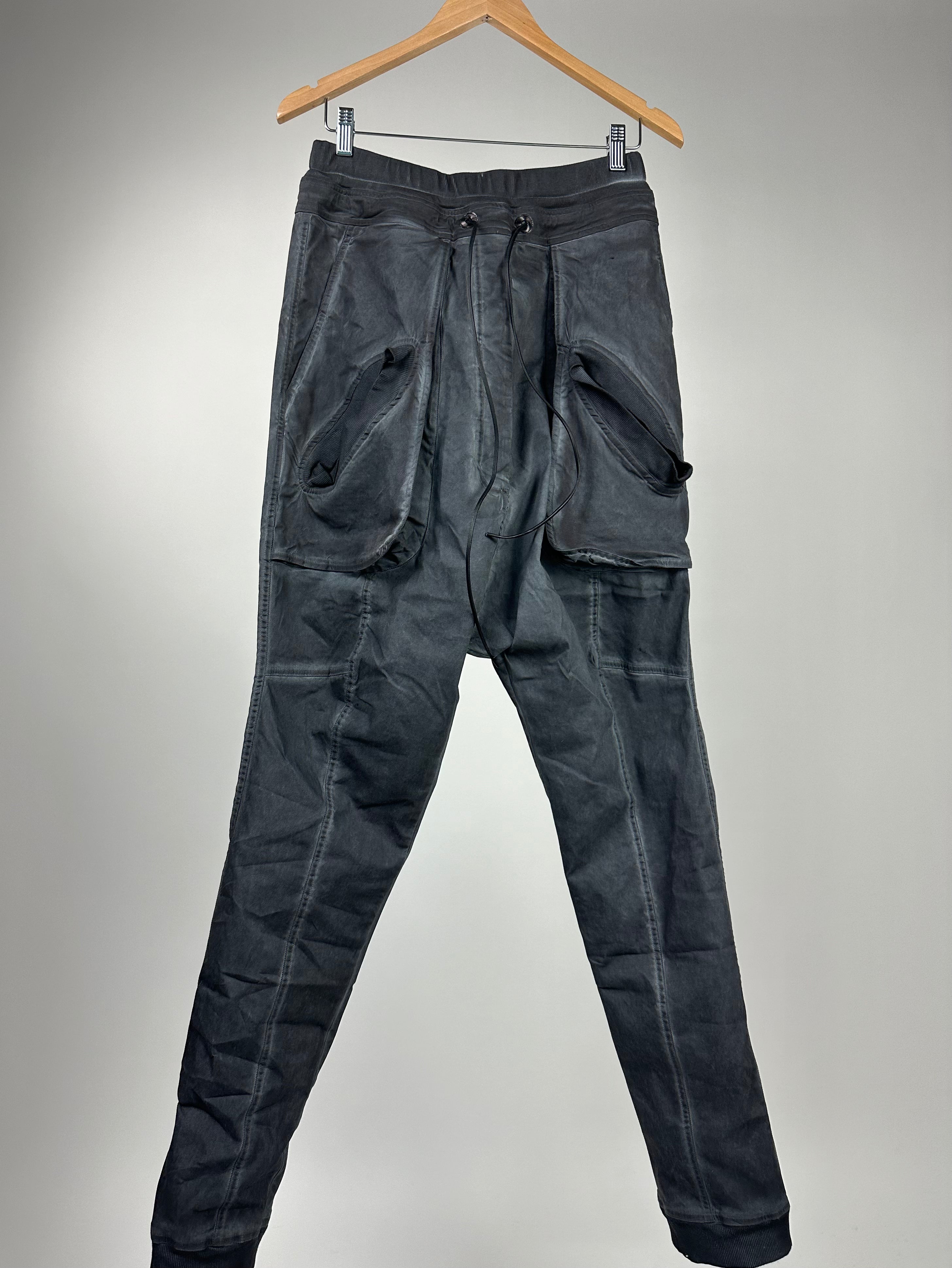 Studio Rundholz Dip Dropped Crotch Pants in Charcoal