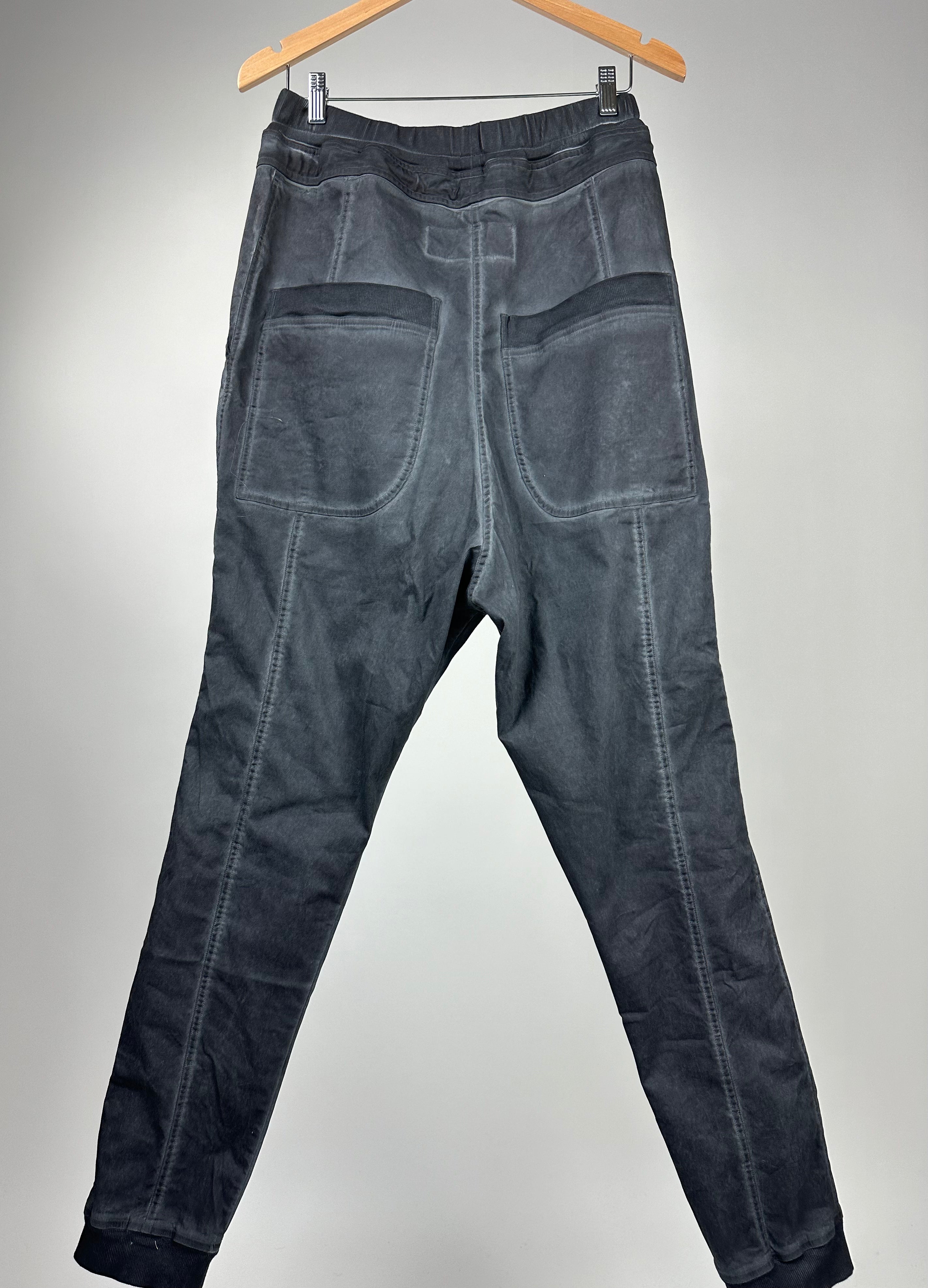 Studio Rundholz Dip Dropped Crotch Pants in Charcoal