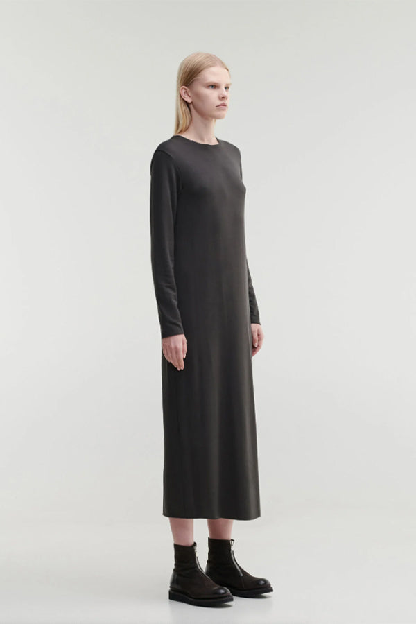 La Vaca Loca Largo Fleece Dress in Black or Off White