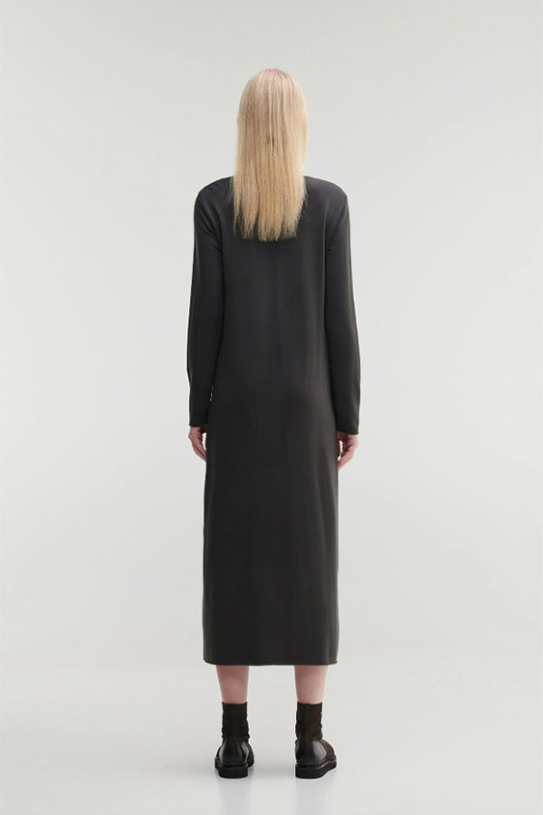 La Vaca Loca Largo Fleece Dress in Black or Off White